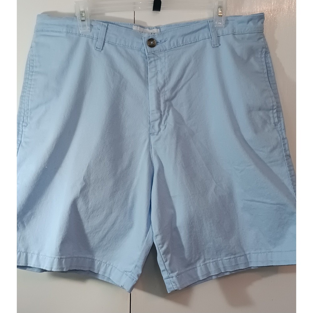 Saddlebred mens Shorts Blue Chino Size 38 Classic Preppy Golf Eclectic Grandpa